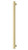 Heated Towel Rail Square 800mm Brushed gold [296741]