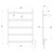 Five Flat Bar Heated Towel Ladder 550mm x 740mm Brushed Carbon [296760]