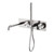 Opal Progressive Shower System With Spout 230mm Brushed Nickel [297036]
