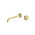 Opal Progressive Wall Basin/Bath Set 260mm Brushed Gold [297024]