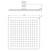 Vivid Slimline Shower Rose Slimline Square 3Star Chrome [151874]