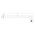Round Shower Arm 500mm Length Brushed Nickel [296982]