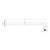 Round Shower Arm 500mm Length Gun Metal [296981]
