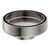 100mm Round Tile Insert Floor Waste 50mm Outlet Brushed Nickel [296952]