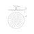 300mm Round Shower Head Brushed Nickel [296987]