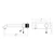 Opal Wall Basin/Bath Mixer 260mm Brushed Bronze [297338]