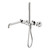 Opal Progressive Shower System Separate Plate With Spout 230mm Brushed Nickel [297224]