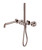 Opal Progressive Shower System Separate Plate With Spout 230mm Brushed Bronze [297237]