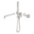 Opal Progressive Shower System Separate Plate With Spout 230mm Trim Kits Only Brushed Nickel [297221]