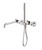 Opal Progressive Shower System Separate Plate With Spout 250mm Brushed Nickel [297242]
