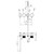 Opal Progressive Shower System Separate Plate With Spout 250mm Brushed Nickel [297242]