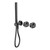 Opal Progressive Shower System Separate Plate Graphite [297174]