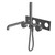 Kara Progressive Shower System With Spout 230mm Trim Kits Only Gun Metal [297238]