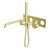 Kara Progressive Shower System With Spout 250mm Trim Kits Only Brushed Gold [297136]