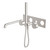 Kara Progressive Shower System With Spout 250mm Trim Kits Only Brushed Nickel [297262]
