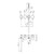 Kara Progressive Shower System Separate Plate With Spout 230mm Trim Kits Only Brushed Nickel [297170]