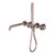 Kara Progressive Shower System Separate Plate With Spout 250mm Brushed Bronze [297303]