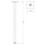 Lexi Ceiling Shower Arm 450mm Chrome [151837]