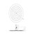 250mm Round Stainless Steel Shower Head 4 Star Rating Gun Metal [297200]