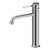 York Straight Tall Basin Mixer with White Porcelain Lever Chrome [297192]