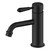 York Straight Basin Mixer with Metal Lever Matte Black [297178]