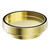 130mm Round Tile Insert Floor Waste 100mm Outlet Brushed Gold [297085]