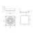 130mm Square Tile Insert Floor Waste 100mm Outlet Brushed Bronze [297132]