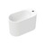 Ari Solid Surface Wall Basin Matte White 1TH [298467]