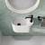 Ari Solid Surface Wall Basin Matte White 1 Tap Hole [298467]