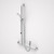 Care Support Accessible Shower Set with Inverted T Rail LH Chrome [290584]