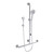 Care Shower Set Inverted T Adjustable Brushed Stainless Steel [293025]
