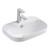 Parisa Semi-Inset Basin White 1 Tap Hole [158212]