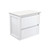 Hampton Cabinet (Only) Wall Hung 2 Drawer 750mm Satin White [180653]
