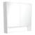 Mirror Cabinet w/Display Shelf 900mm Satin White [191580]