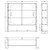 Mirror Cabinet w/Display Shelf 900mm Satin White [191580]