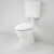 Care 200 V2 Connector (S Trap) Suite With Caravelle Care Double Flap Seat - White [151931]