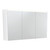 LED Mirror Cabinet 1200 with Satin White Side Panels [270133]