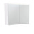 LED Mirror Cabinet 900 with Gloss White Side Panels [270160]