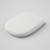 Contura II Toilet Seat Soft Close Qr Bl Fix - Matte White [298616]