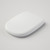 Contura II Toilet Seat Soft Close Qr Bl Fix - White [298612]