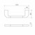 Contura II Hand Towel Rail - Chrome [298607]