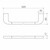 Contura II 620mm Single Towel Rail – Brushed Nickel [298595]