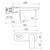 Contura II Wall Basin/Bath Mixer 180mm - Matte Black [298506]