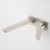Contura II Wall Basin/Bath Mixer 180mm - Brushed Nickel [298545]