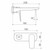 Contura II Wall Basin/Bath Mixer 180mm - Trim Kit - Chrome [298576]