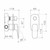 Contura II Bath/Shower Mixer with Diverter - Matte Black [298491]