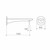 Contura II Basin/Bath Outlet 180mm - Chrome [298512]