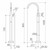 Contura II Freestanding Bath Filler - Trim Kit - Matte Black [298483]