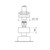 Contura II Freestanding Bath Filler - Rough-in Kit [298519]