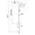 Contura II Rail Shower - Chrome [298520]